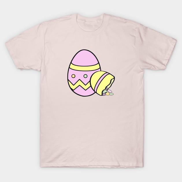 Candy Filled Easter Eggs T-Shirt by thcreations1